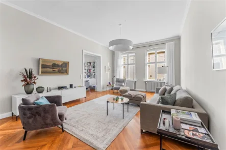 01 - Haus kaufen in Berlin - 3.417,- pro QM- IMPOSANTE VILLA für 2 bis 3 Familien -200 qm Designer-Wohnfläche - historische Lage