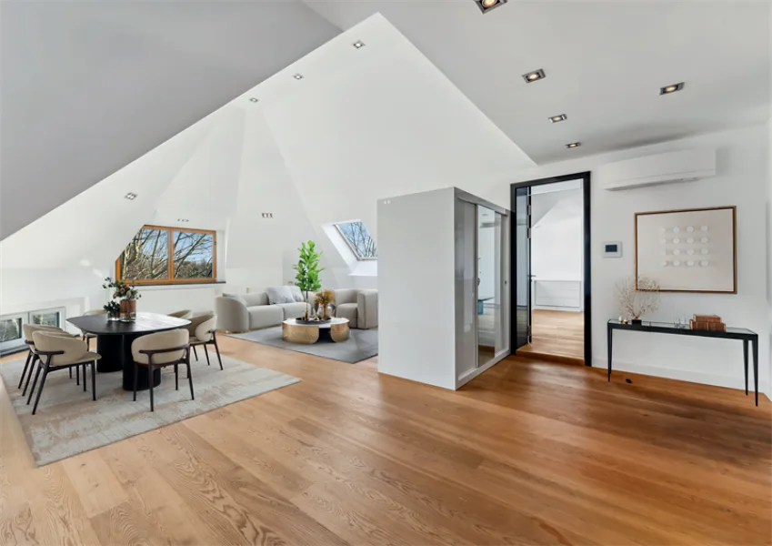 01 - Wohnung kaufen in Berlin - Nur 5.393,-€ pro QM Wfl. - EXKLUSIVE DESIGNER-DACH-MAISONETTE -mit großer Dachterrasse-in Villenlage