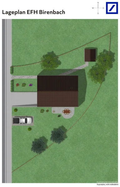 Lageplan EFH Birenbach