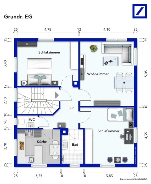 Grundriss EG 2 FH Waibl.