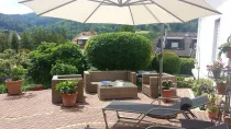 Sommer-Terrasse mit Aussicht