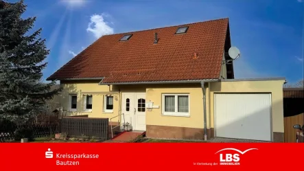 Außenansicht - Haus kaufen in Schirgiswalde-Kirschau - Ihr neues Zuhause im Grünen