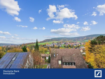 Aussicht - Panoramablick - Wohnung kaufen in Bessenbach - Charmante und helle Maisonettewohnung mit Panoramablick mitten im Spessart