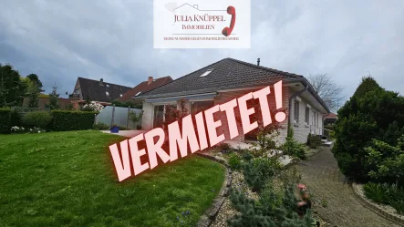 Vermietet - Haus mieten in Bruchhausen-Vilsen - Attraktiver Bungalow zur Miete in zentraler Lage von Bruchhausen-Vilsen – Bezugsfrei ab 01.04.2025!