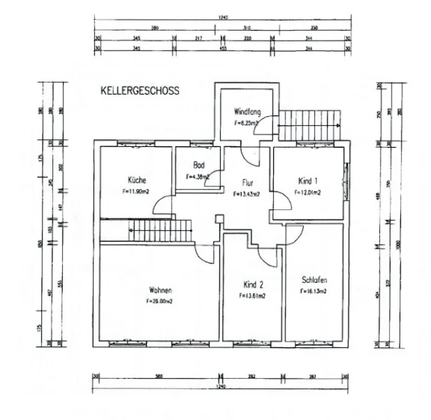 Grundriss Kellergeschoss