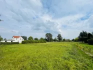 Grundstück mit Blick in das Hinterland