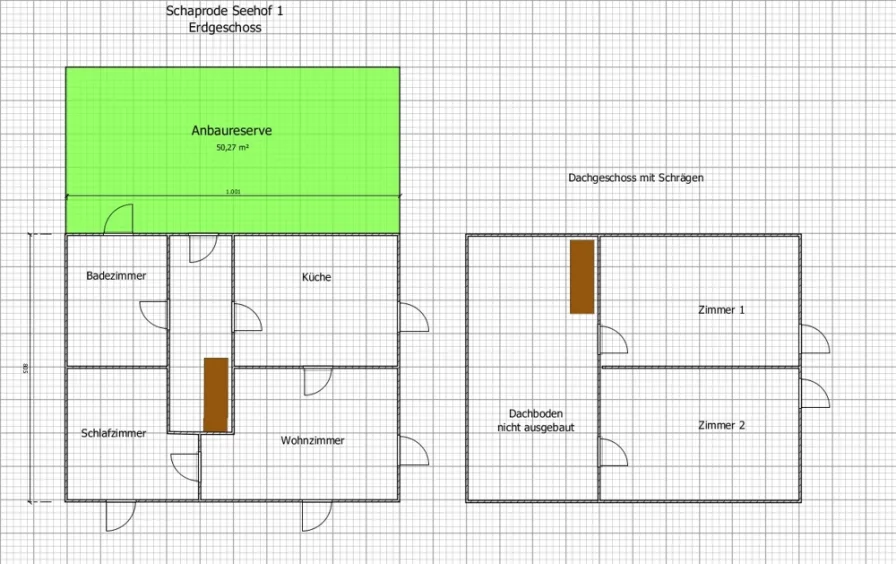 Grundriss Schaprode