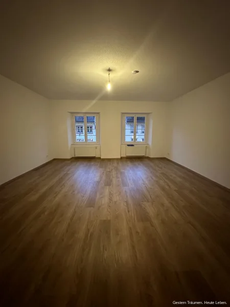 Wohnzimmer - Wohnung mieten in Waldshut-Tiengen - Renovierte Zweizimmerwohnung in der Kaiserstraße zu vermieten | ca. 82 qm | mit Terrasse und Keller