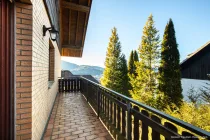 Balkon bei Schlafzimmer