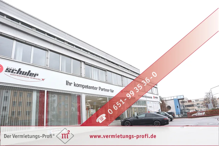 Außenansicht - Büro/Praxis mieten in Trier - 600 m² für Ihr Gewerbe: Enormes Potenzial in Form einer kompletten Etage mit super Parkmöglichkeiten in zentralster Lage!