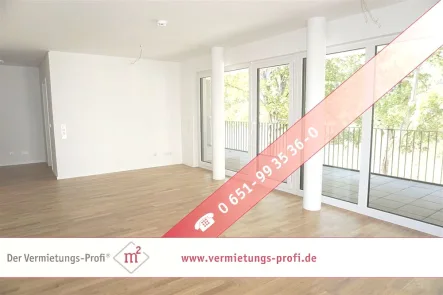 Wohnen - Wohnung mieten in Trier - Ideale Lage für Pendler nach Luxemburg!!! 2 Zimmer Wohnung mit Einbauküche und Balkon sowie toller Mosellage...