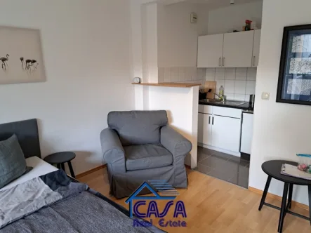  - Wohnung mieten in Frankfurt am Main / Sachsenhausen-Nord - FUSSLÄUFIG ZUR SCHWEIZER STRASSE: modern eingerichtetes Apartment nahe der Schweizer Strasse