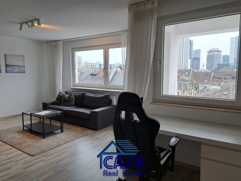  - Wohnung mieten in Frankfurt am Main / Westend-Nord - PENTHOUSE im WESTEND: 2,5 Zimmer mit Balkon und Skyline Blick