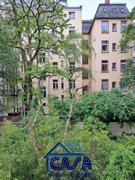 Blick vom Schlafzimmer