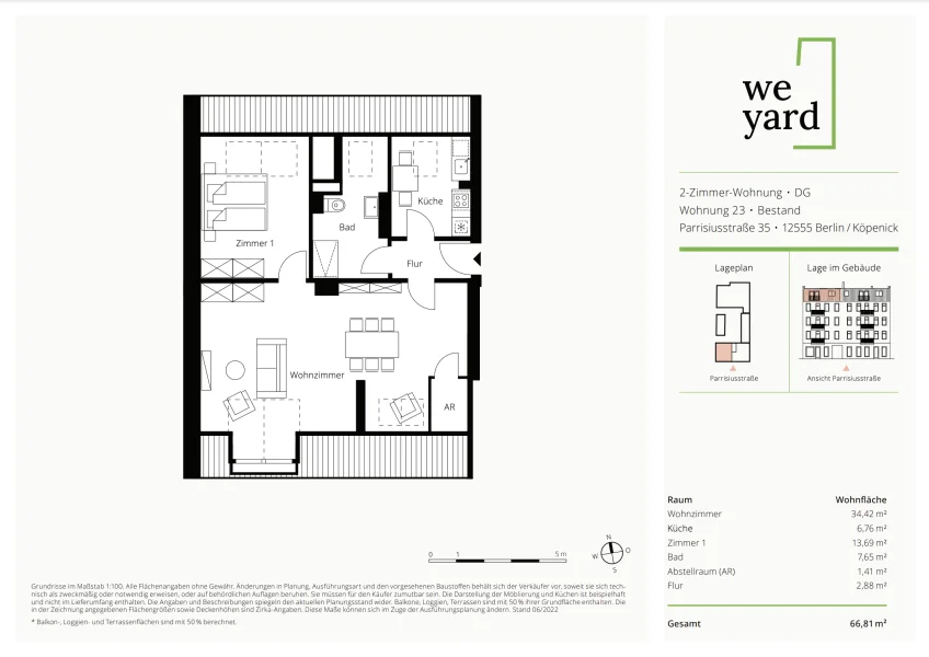 Grundriss WE23