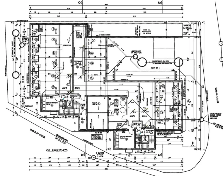 Haus 1 und 2, Grundriss Untergeschoss